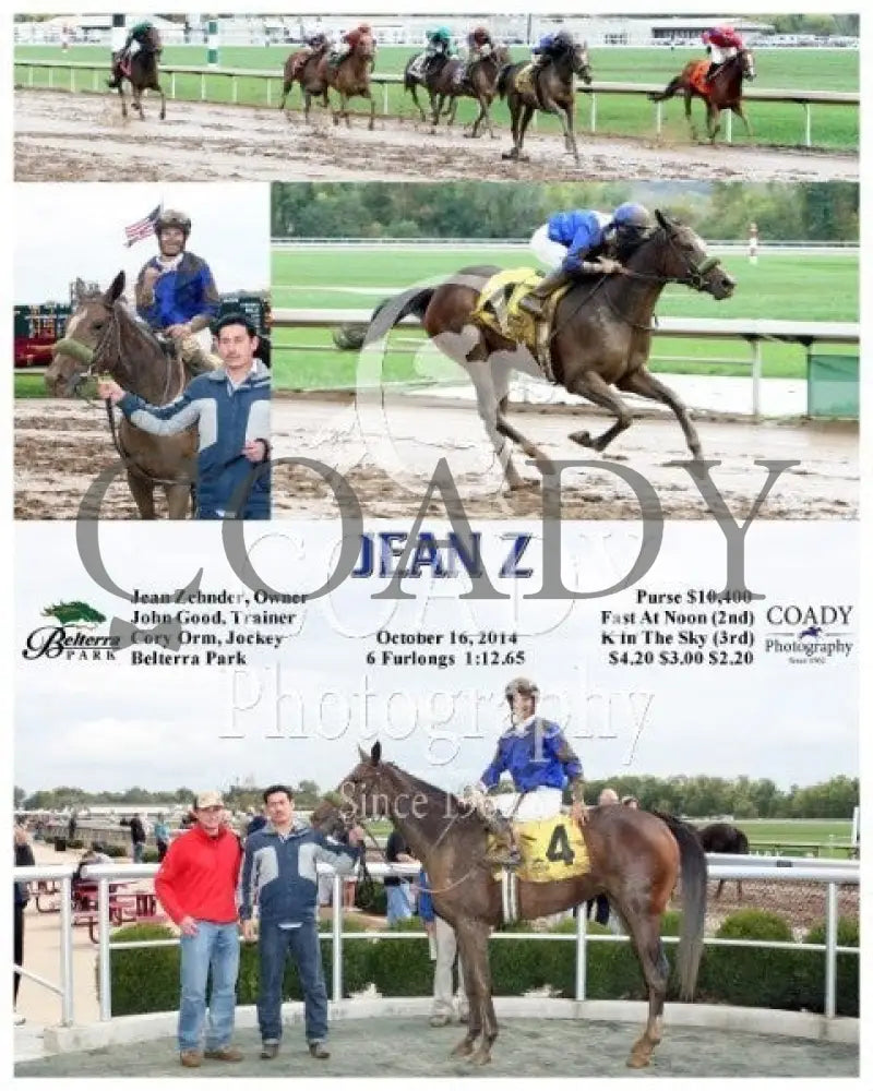 Jean Z - 101614 Race 02 Btp Belterra Park