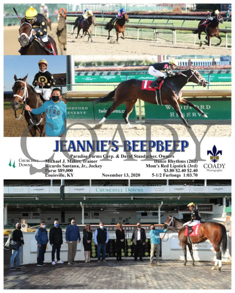 Jeannie’s Beepbeep - 11-13-20 R06 Cd Churchill Downs