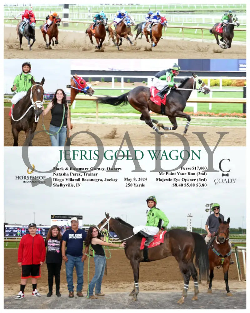 Jefris Gold Wagon - 05-08-24 R10 Ind Indiana Grand