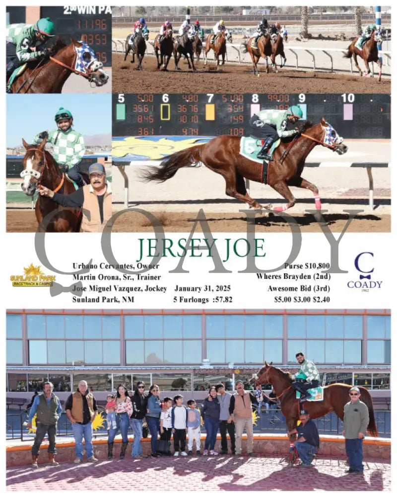 Jersey Joe - 01-31-25 R05 Sun Turfway Park