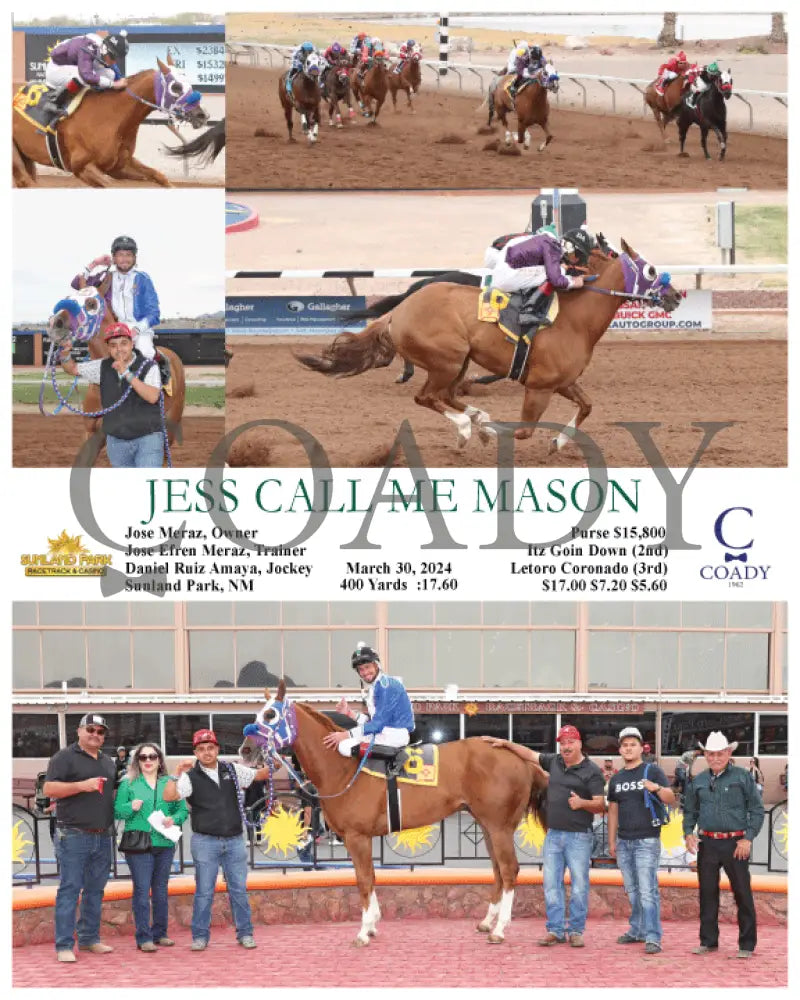 Jess Call Me Mason - 03 - 30 - 24 R08 Sun Sunland Park