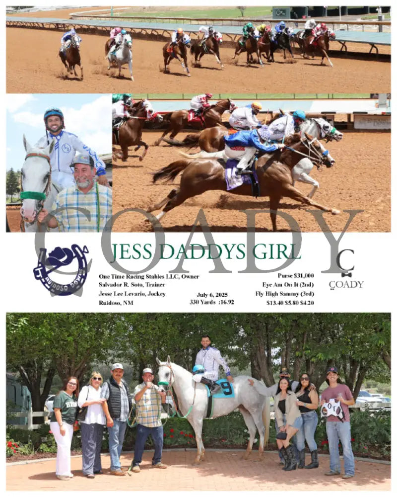 JESS DADDYS GIRL - 07-06-25 - R04 - RUI Ruidoso Downs