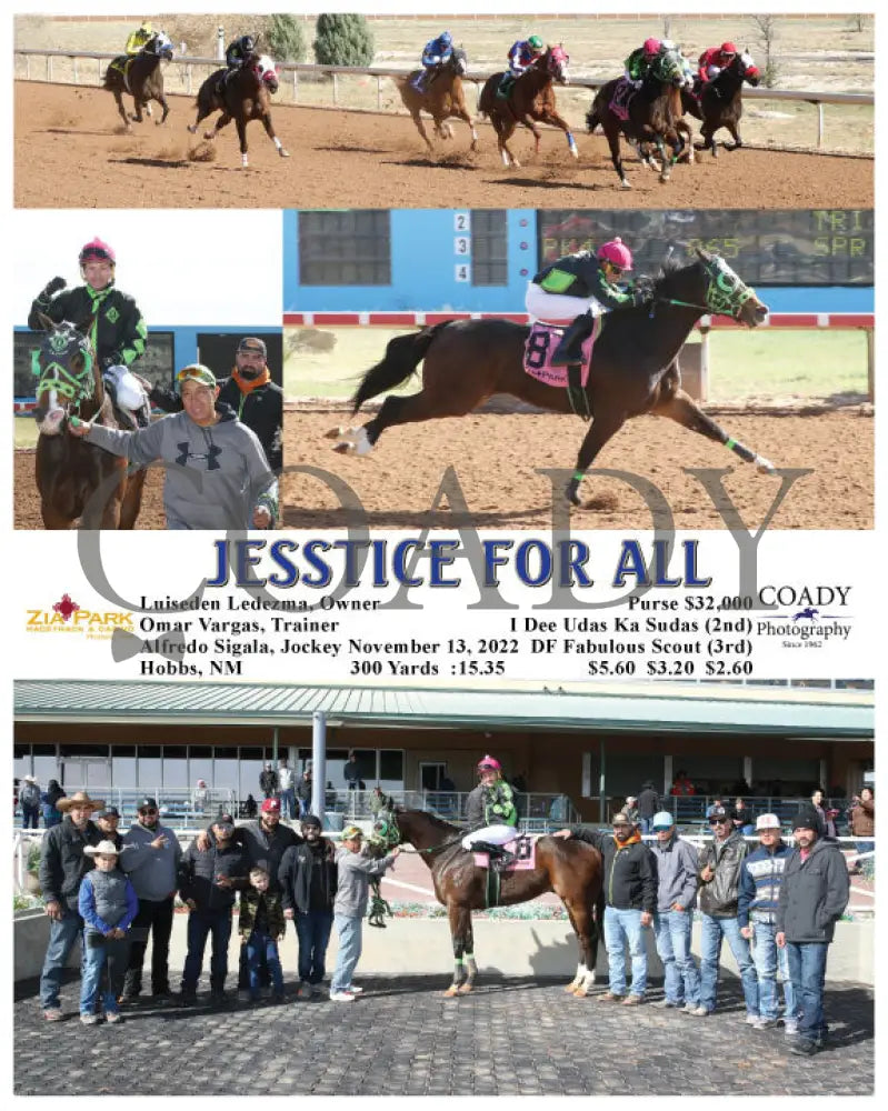 Jesstice For All - 11-13-22 R02 Zia Zia Park