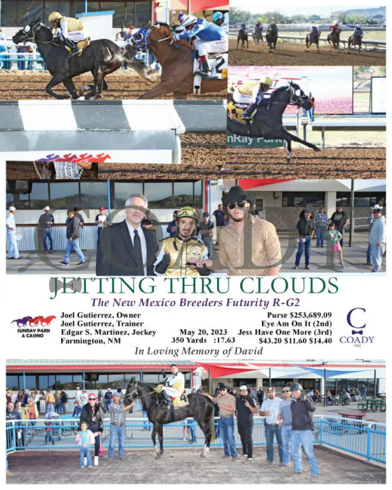 Jetting Thru Clouds - The New Mexico Breeders Futurity R-G2 05-20-23 R10 Sr Sunray Park