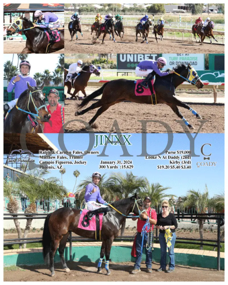 Jinxx - 01-31-24 R01 Tup Turf Paradise