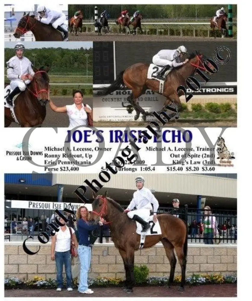 Joe S Irish Echo - 5 22 2009 Presque Isle Downs
