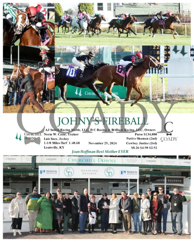 Johny’s Fireball - 11-29-24 R06 Cd Group Churchill Downs