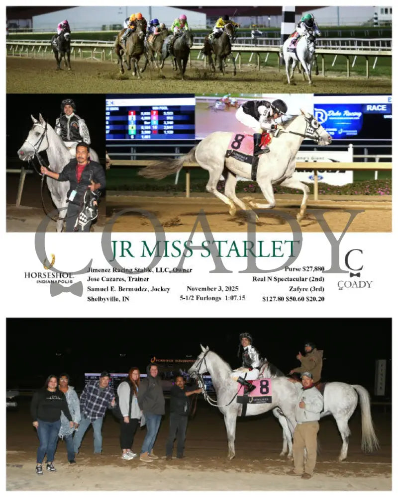 JR MISS STARLET - 11-03-25 - R08 - IND Indiana Grand