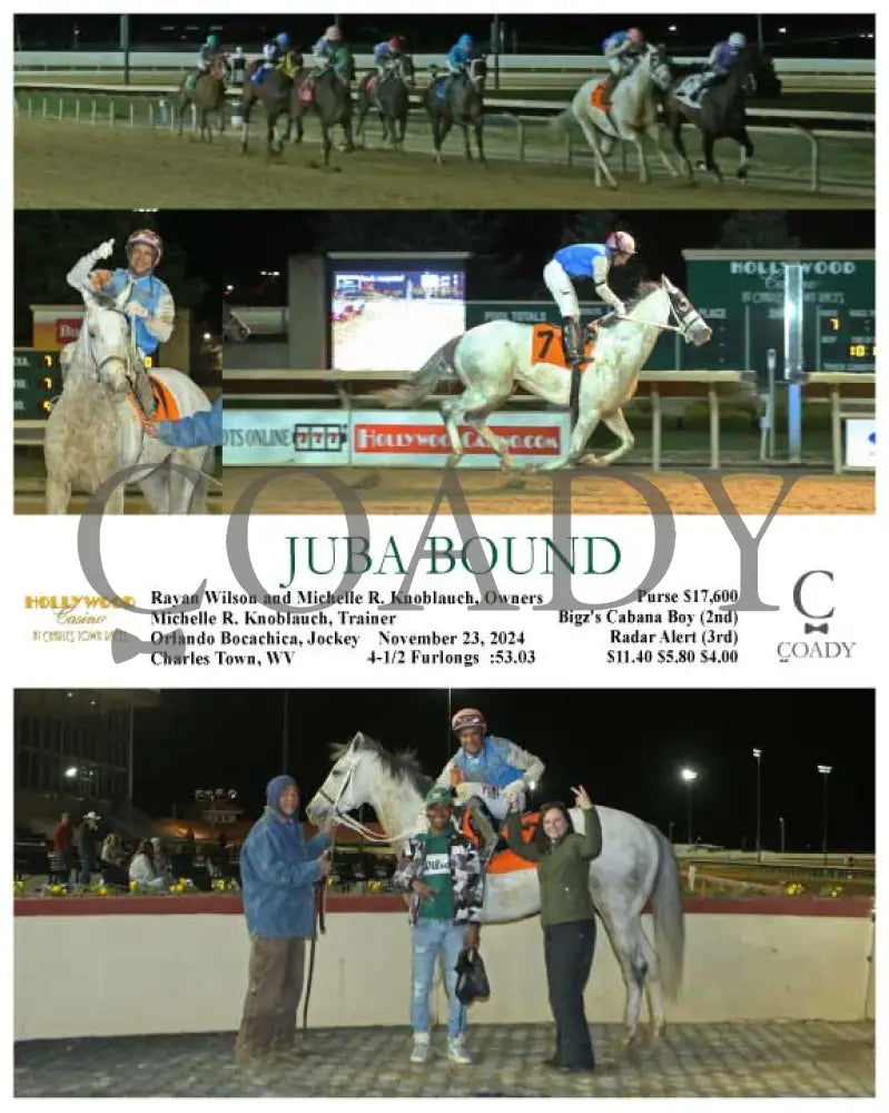 Juba Bound - 11-23-24 R07 Ct Hollywood Casino At Charles Town Races