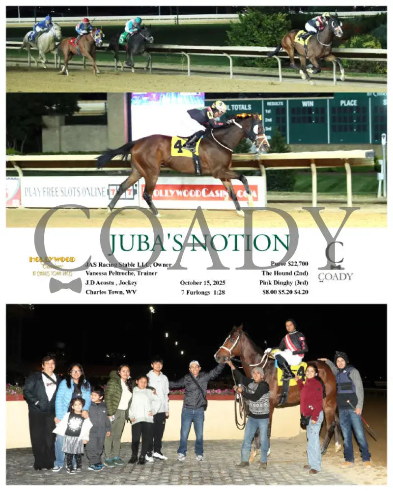 JUBA’S NOTION - 10-15-25 - R07 - CT Hollywood Casino at Charles Town Races