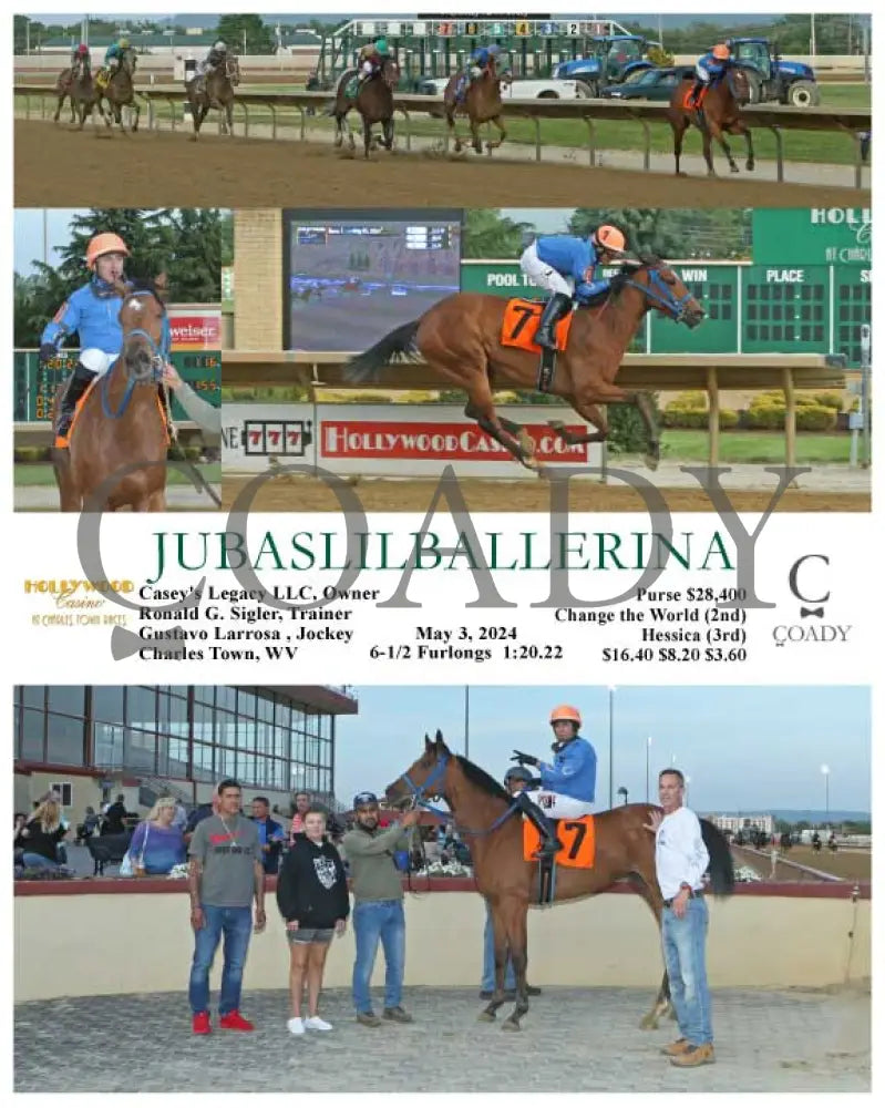 Jubaslilballerina - 05-03-24 R01 Ct Hollywood Casino At Charles Town Races