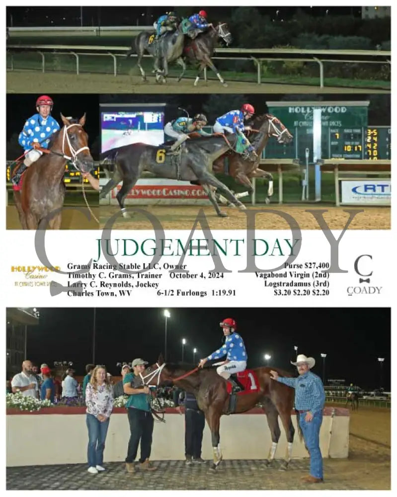 Judgement Day - 10-04-24 R07 Ct Hollywood Casino At Charles Town Races