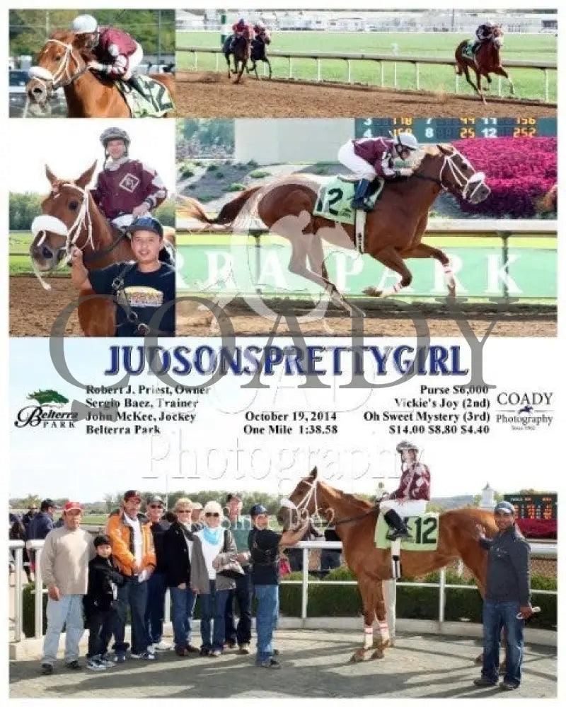 Judsonsprettygirl - 101914 Race 03 Btp Belterra Park