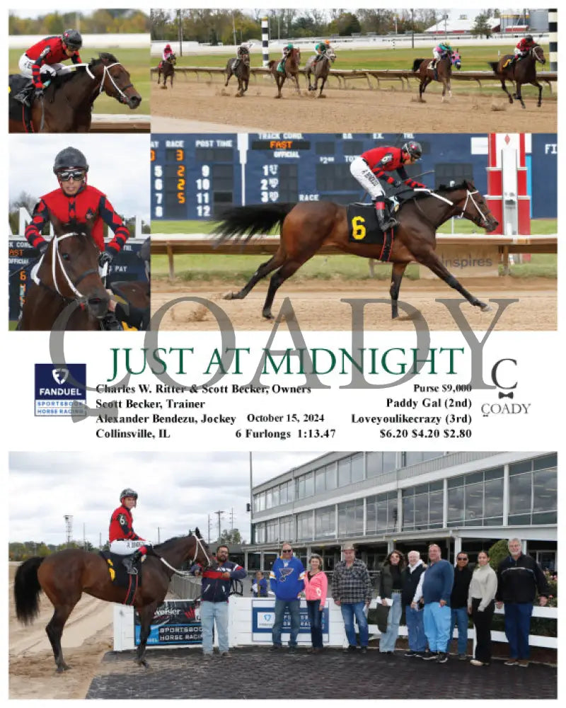 Just At Midnight - 10-15-24 R03 Fan Fanduel Sportsbook Horse Racing