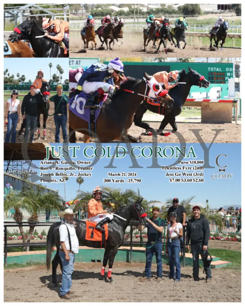 Just Cold Corona - 03 - 21 - 24 R01 Tup Turf Paradise