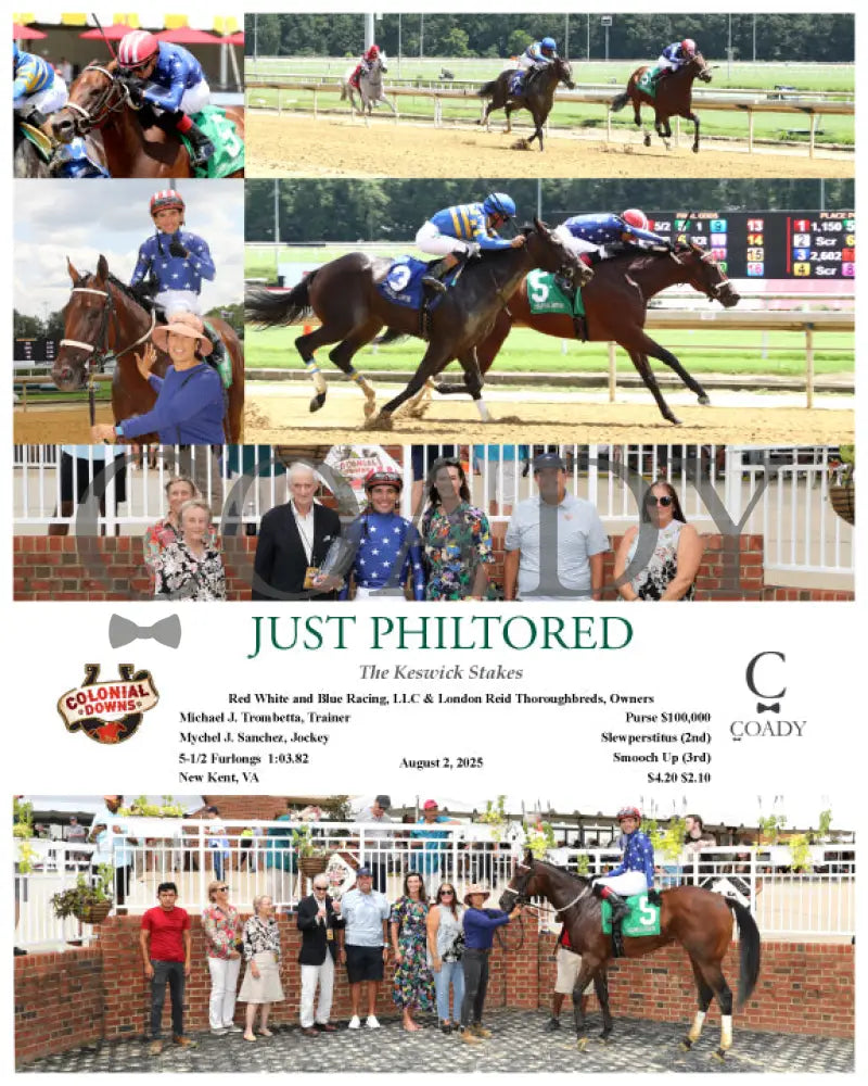 JUST PHILTORED - The Keswick Stakes - 08-02-25 - R03 - CNL Colonial Downs