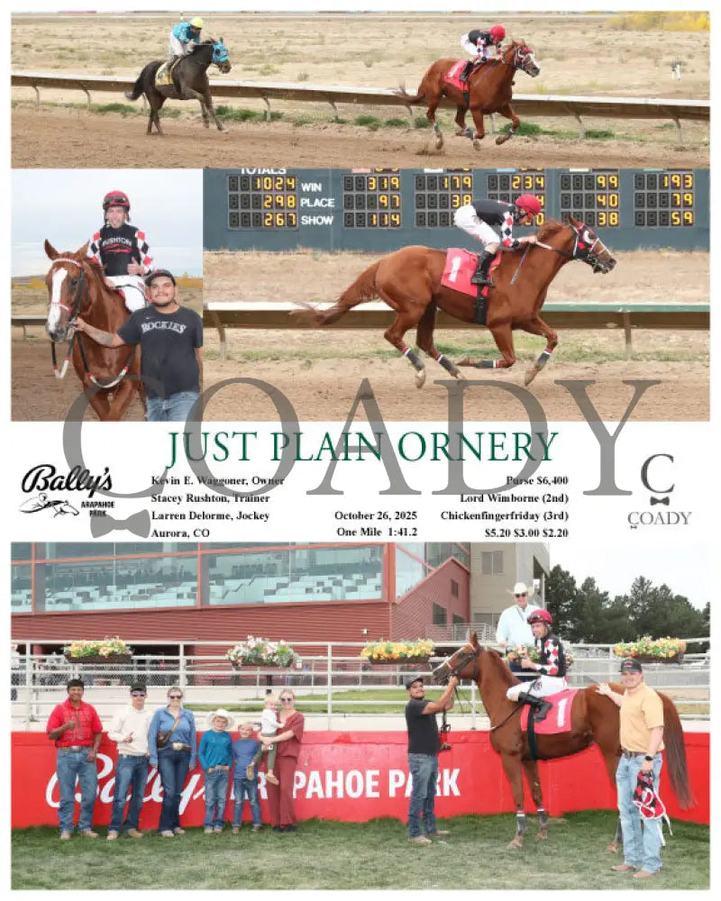 JUST PLAIN ORNERY - 10-26-25 - R05 - ARP Arapahoe Park