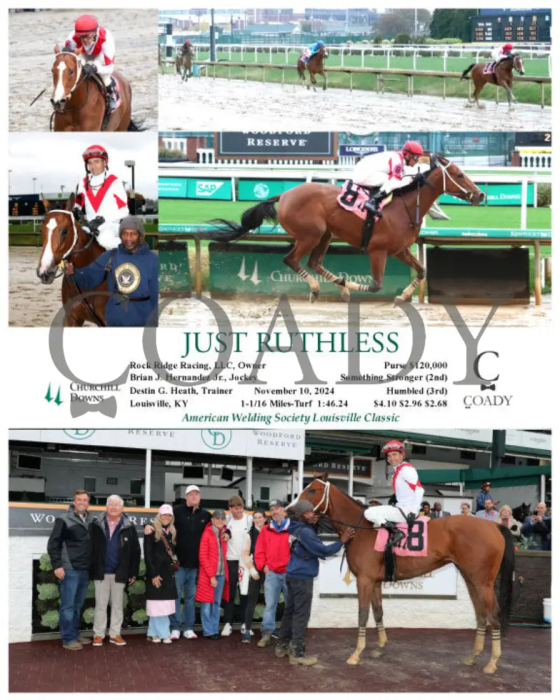 Just Ruthless - 11-10-24 R04 Cd Churchill Downs