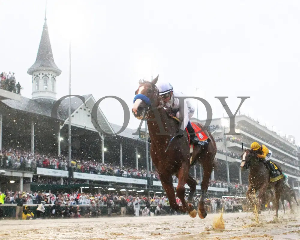 Justify - 050518 Race 12 Cd The Kentucky Derby G1 Under Rail 01 Churchill Downs