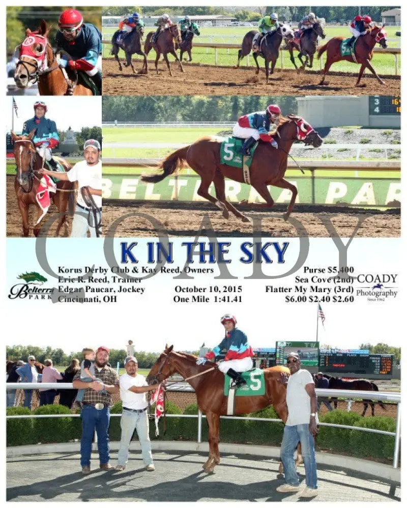 K In The Sky - 101015 Race 01 Btp Belterra Park