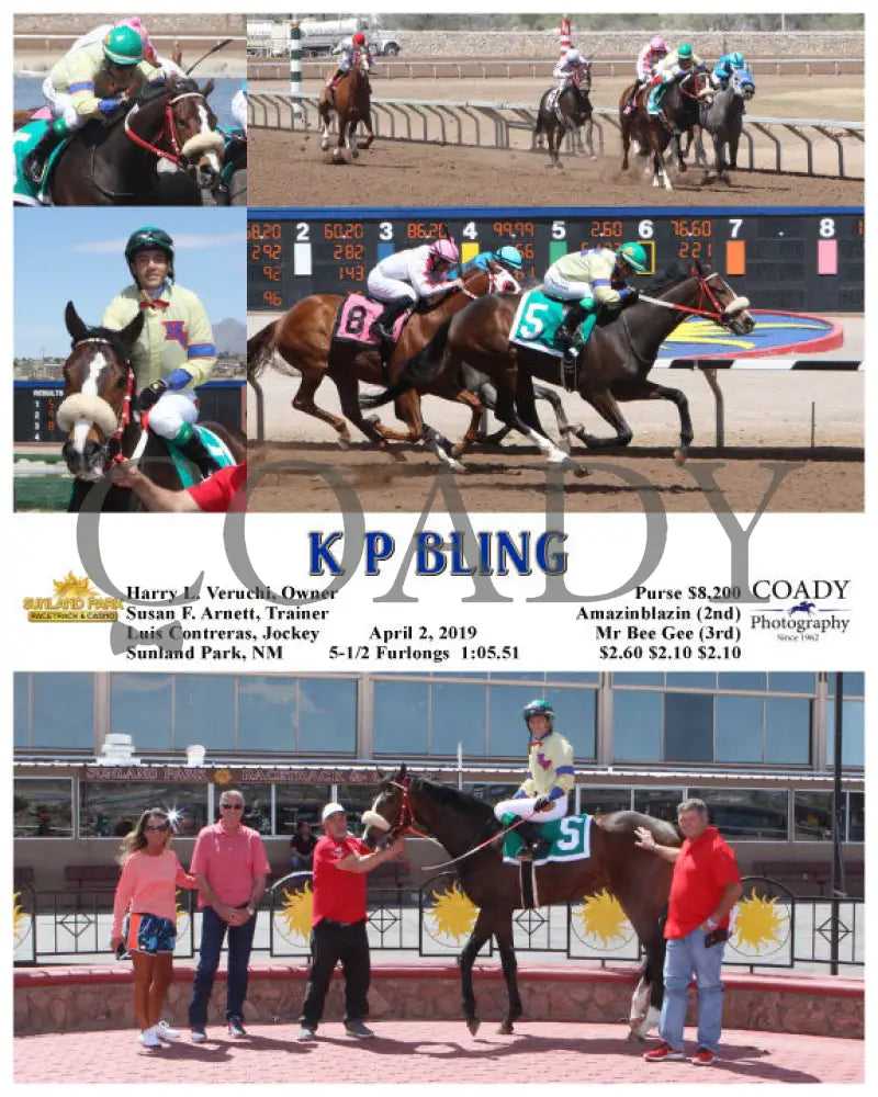 K P Bling - 04-02-19 R01 Sun Sunland Park