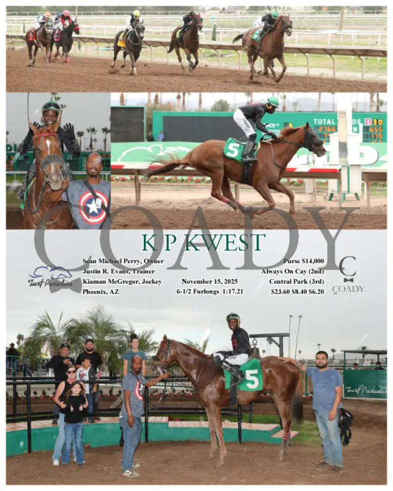 K P KWEST - 11-15-25 - R03 - TUP Turf Paradise