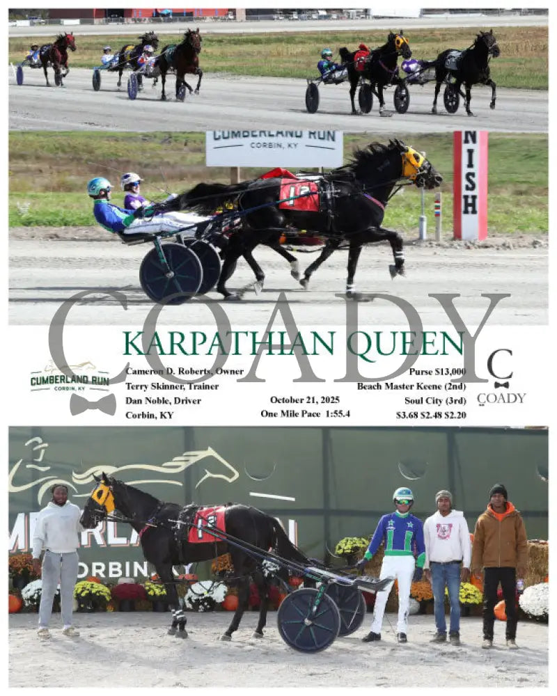 KARPATHIAN QUEEN - 10-21-25 - R02 - CMR Presque Isle Downs