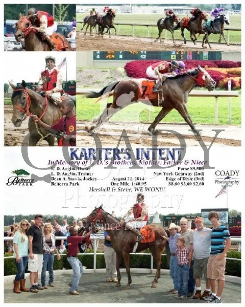 Karter’s Intent - 082214 Race 01 Btp Belterra Park