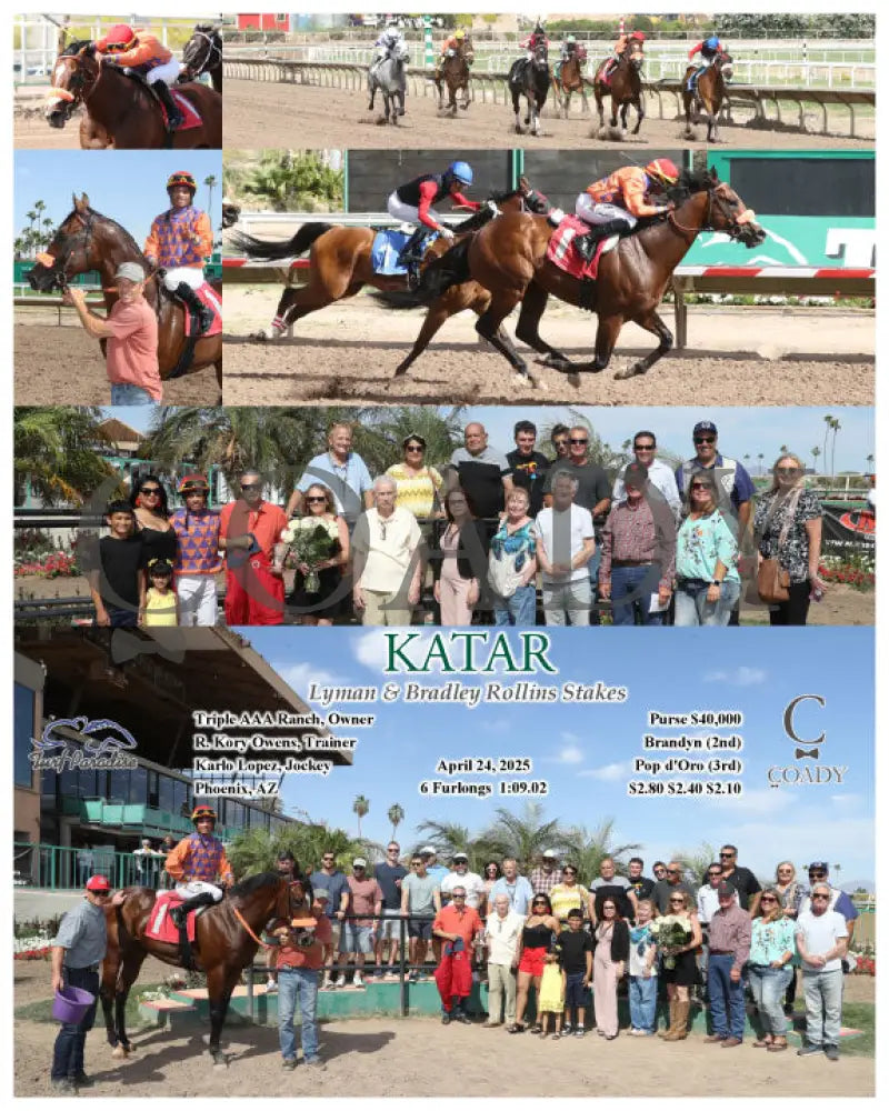 KATAR - Lyman & Bradley Rollins Stakes - 04-24-25 - R05 - TUP Turf Paradise