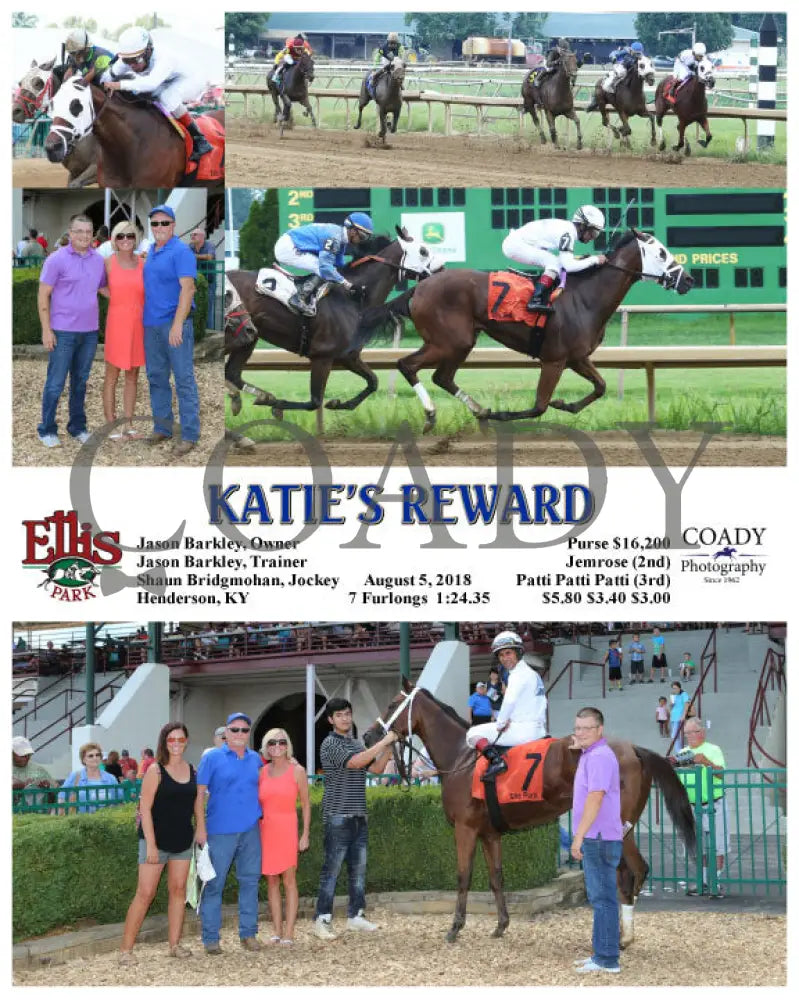 Katie’s Reward - 080518 Race 02 Elp Ellis Park
