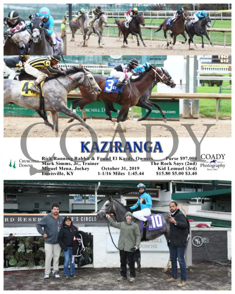 Kaziranga - 10-31-19 R09 Cd Churchill Downs
