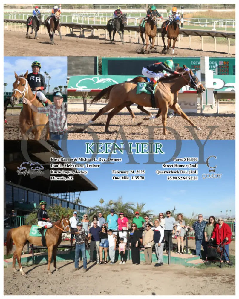KEEN HEIR - 02-24-25 - R07 - TUP Turf Paradise