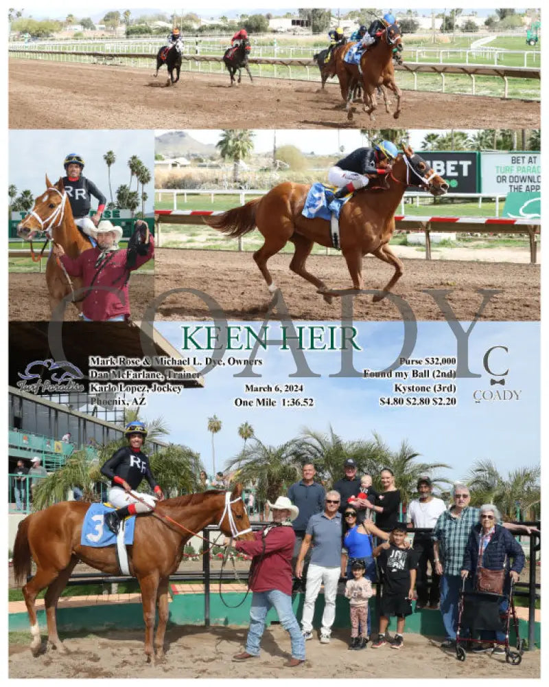 Keen Heir - 03 - 06 - 24 R04 Tup Turf Paradise