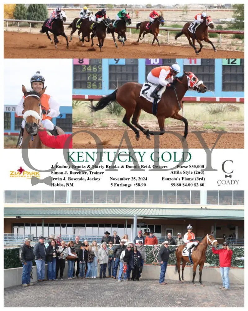 Kentucky Gold - 11-25-24 R02 Zia Zia Park