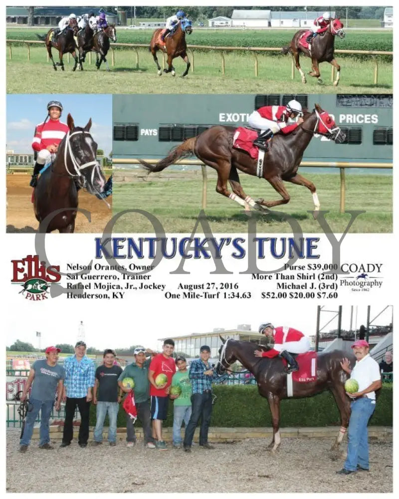Kentucky’s Tune - 082716 Race 07 Elp Ellis Park