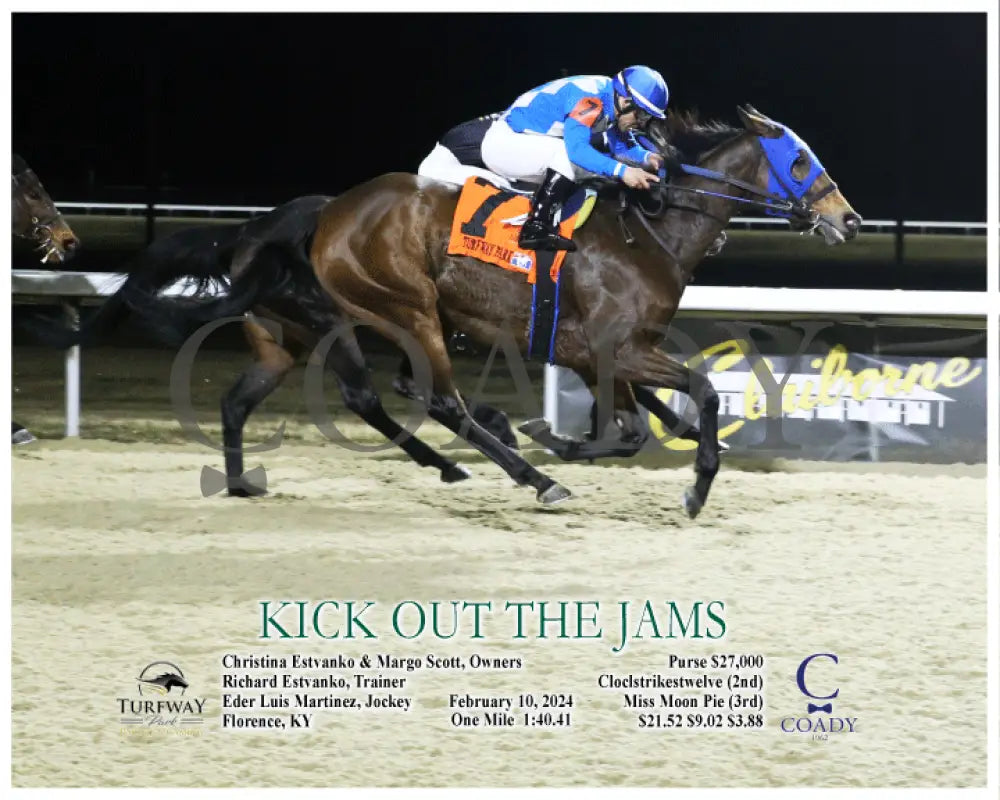 Kick Out The Jams - 02-10-24 R02 Tp Action Turfway Park