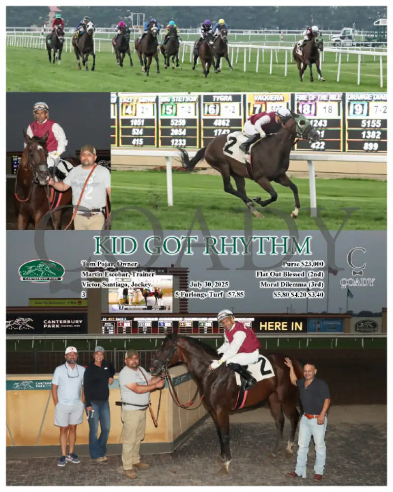 KID GOT RHYTHM - 07-30-25 - R07 - CBY Canterbury Park