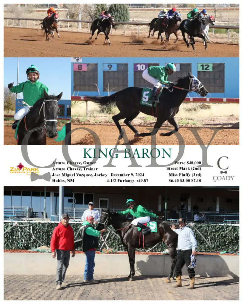 King Baron - 12-09-24 R03 Zia Zia Park