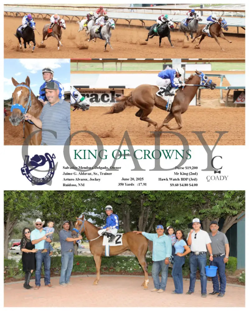 KING OF CROWNS - 06-20-25 - R04 - RUI Ruidoso Downs