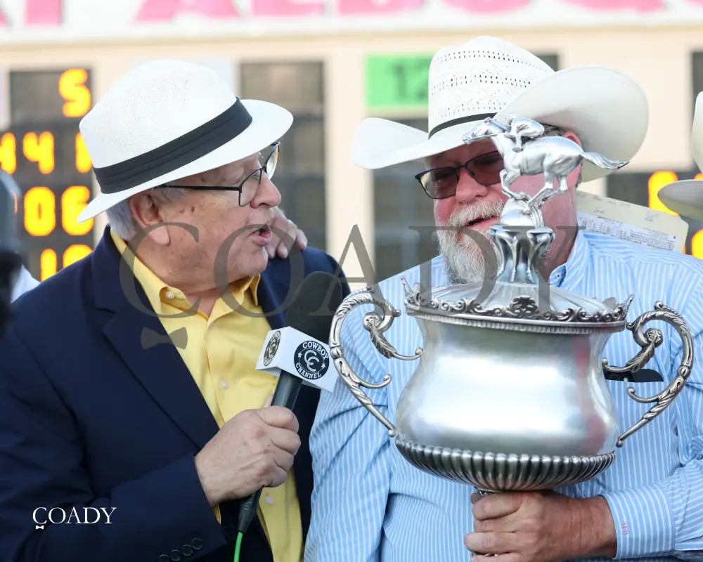 KING OF THE TIDE - All American Quarter Horse Futurity G1 - 09-01-25 - R10 - RUI - Interview 01 - Coady Media - Kurtis Coady Photography