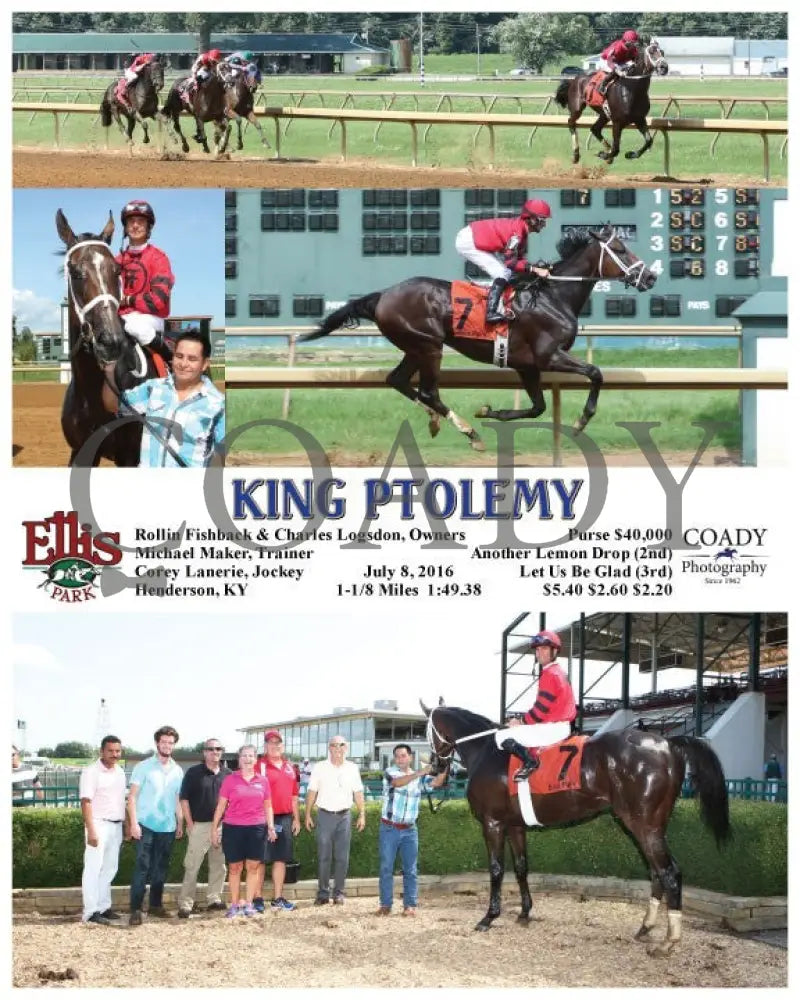 King Ptolemy - 070816 Race 07 Elp Ellis Park