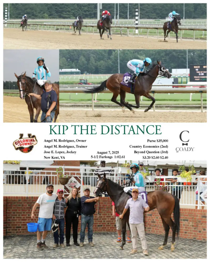 KIP THE DISTANCE - 08-07-25 - R10 - CNL Colonial Downs