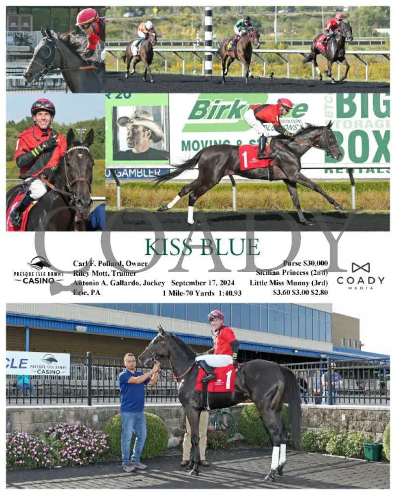 Kiss Blue - 09-17-24 R05 Pid Presque Isle Downs