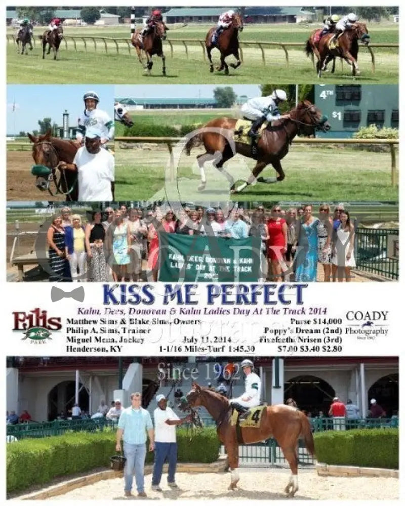 Kiss Me Perfect - 071114 Race 04 Elp Ellis Park