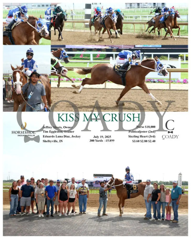 KISS MY CRUSH - 07-19-25 - R02 - IND Indiana Grand