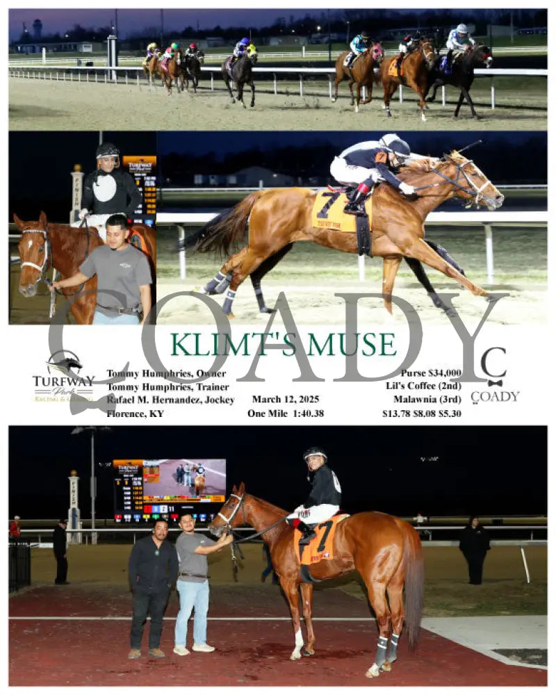 KLIMT’S MUSE - 03-12-25 - R05 - TP Turfway Park