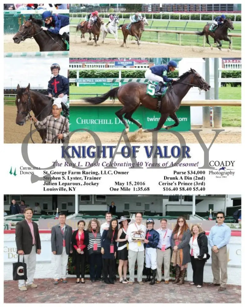 Knight Of Valor - 051516 Race 05 Cd Group Churchill Downs