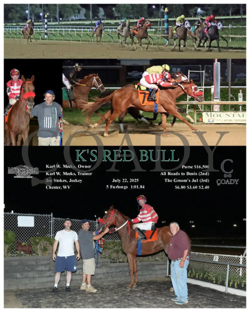 K’S RED BULL - 07-22-25 - R08 - MNR Mountaineer Park