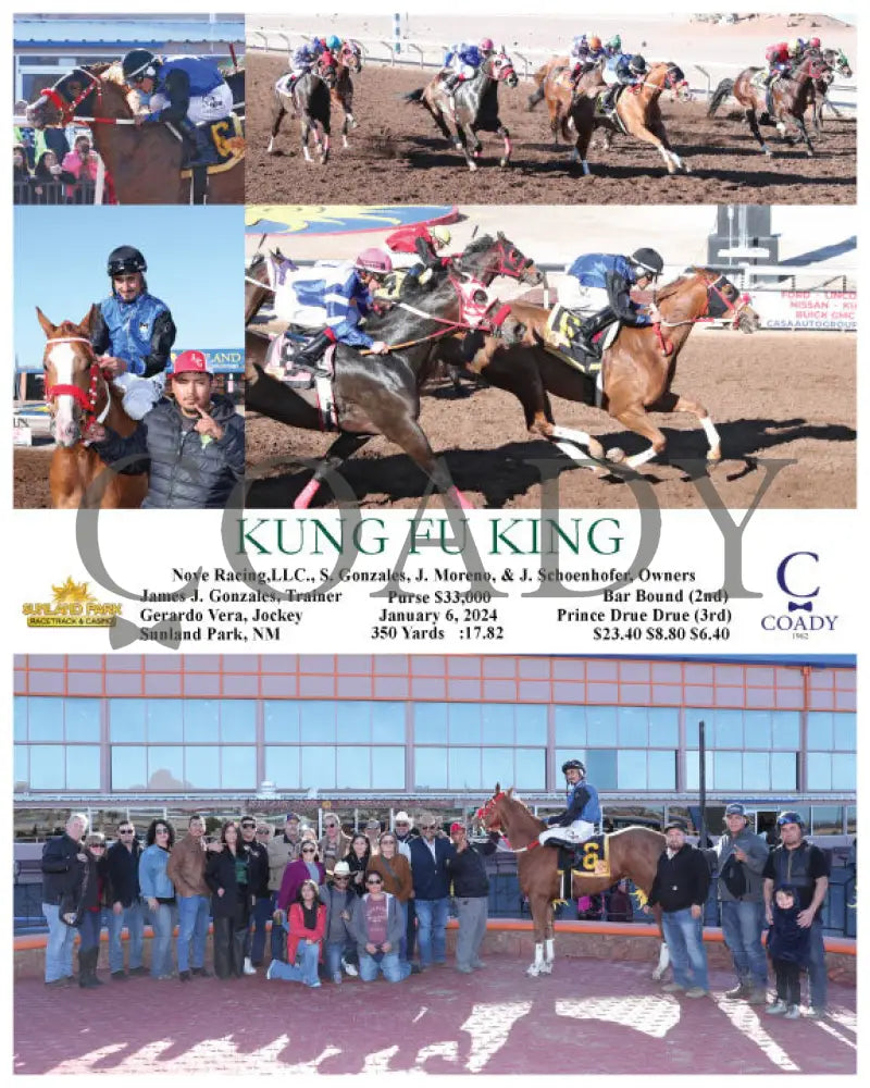 Kung Fu King - 01-06-24 R06 Sun Sunland Park