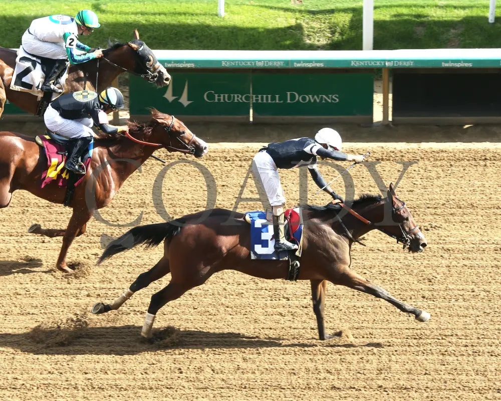La Cara - The Pocahontas G2 56Th Running 09-14-24 R08 Cd Aerial Finish 01 Churchill Downs